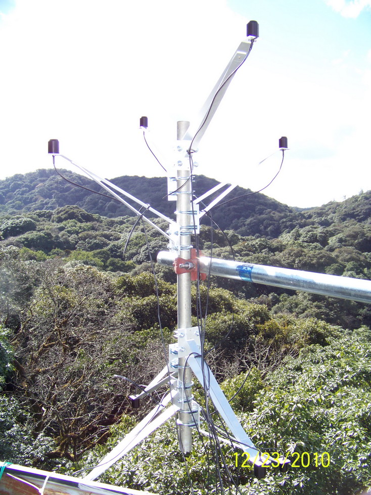 亚热带常绿阔叶林林冠上方设置的单点NDVI测定装置